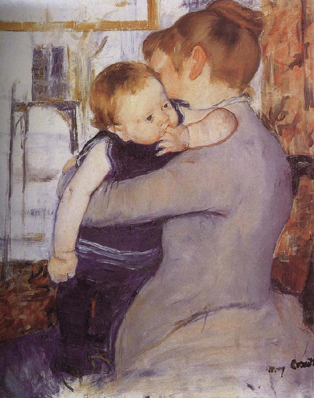 Mary Cassatt Mother and son oil painting picture